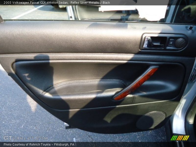 Reflex Silver Metallic / Black 2003 Volkswagen Passat GLX 4Motion Sedan