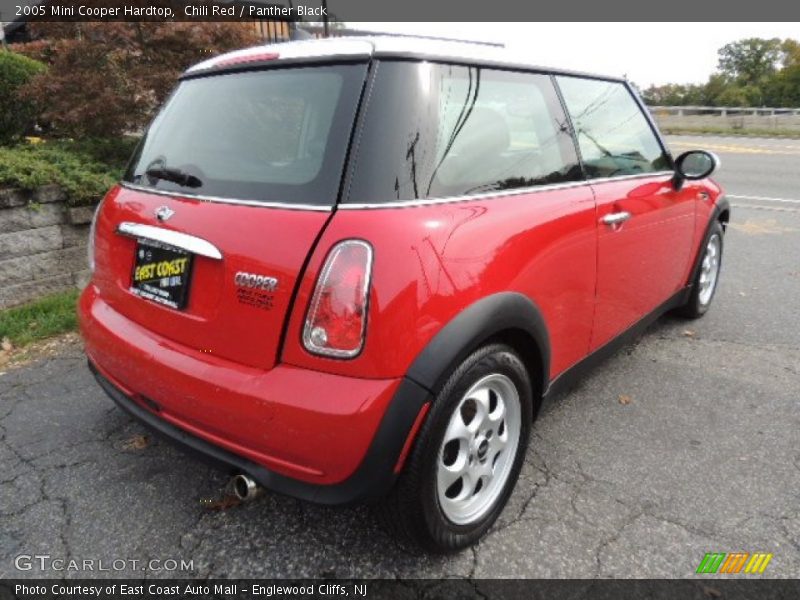 Chili Red / Panther Black 2005 Mini Cooper Hardtop