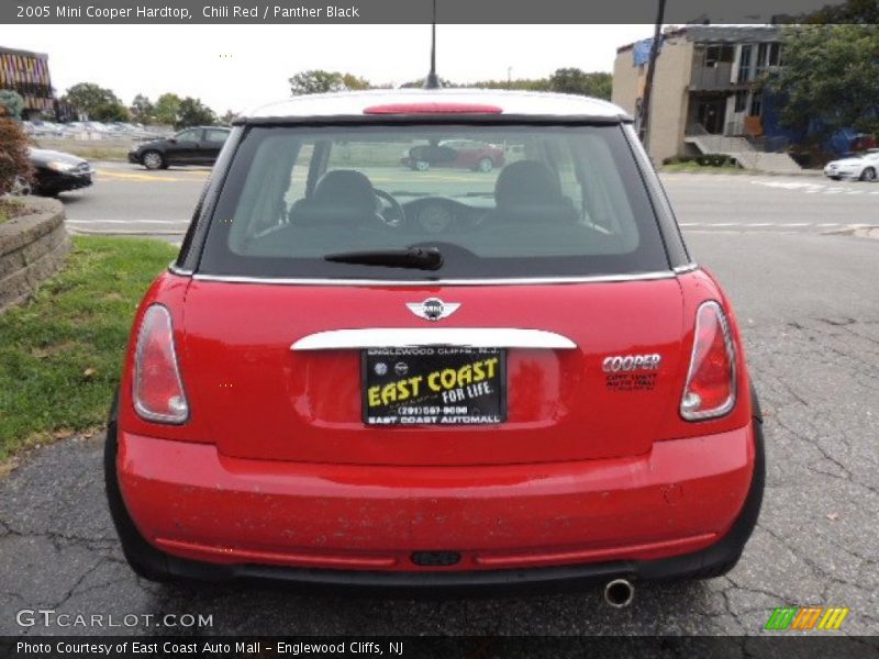 Chili Red / Panther Black 2005 Mini Cooper Hardtop