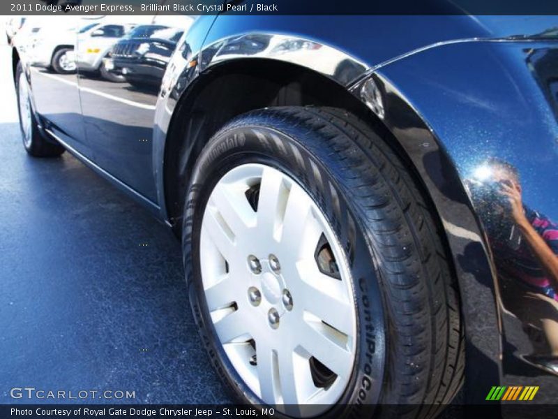 Brilliant Black Crystal Pearl / Black 2011 Dodge Avenger Express