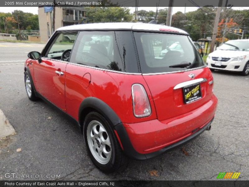 Chili Red / Panther Black 2005 Mini Cooper Hardtop