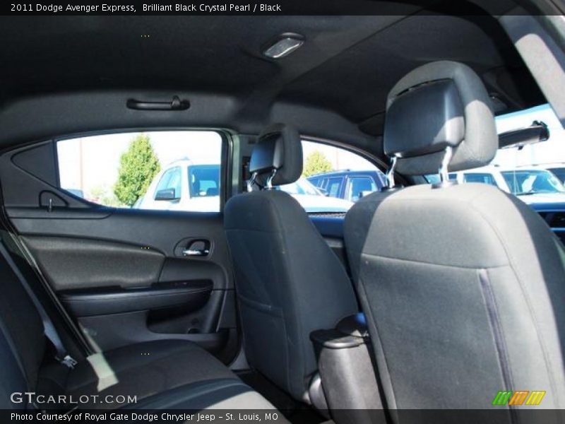 Brilliant Black Crystal Pearl / Black 2011 Dodge Avenger Express