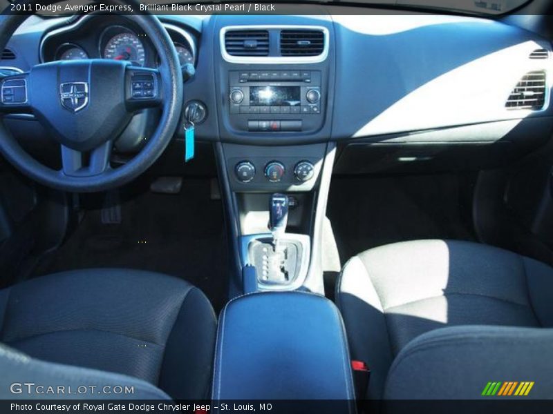 Brilliant Black Crystal Pearl / Black 2011 Dodge Avenger Express