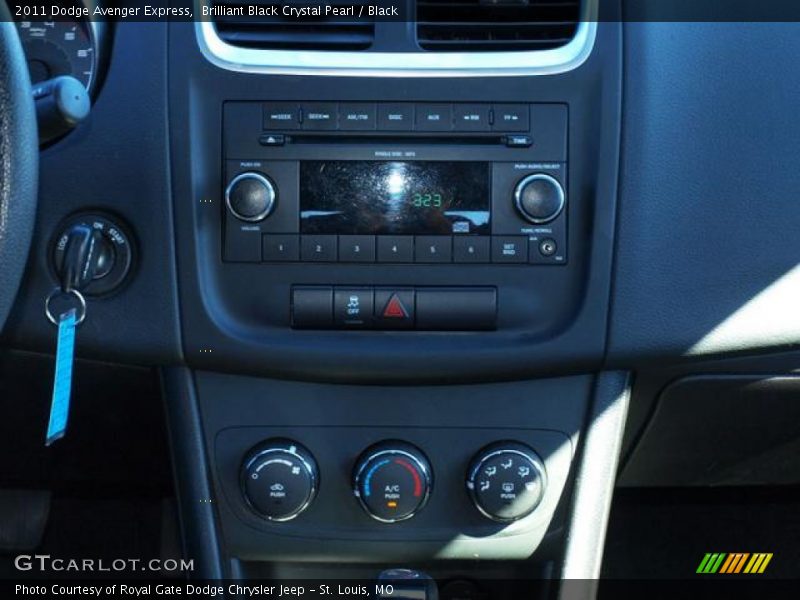 Brilliant Black Crystal Pearl / Black 2011 Dodge Avenger Express