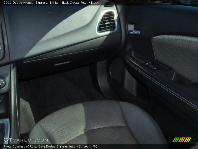 Brilliant Black Crystal Pearl / Black 2011 Dodge Avenger Express