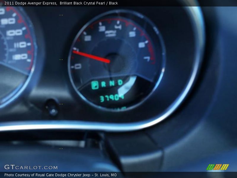 Brilliant Black Crystal Pearl / Black 2011 Dodge Avenger Express