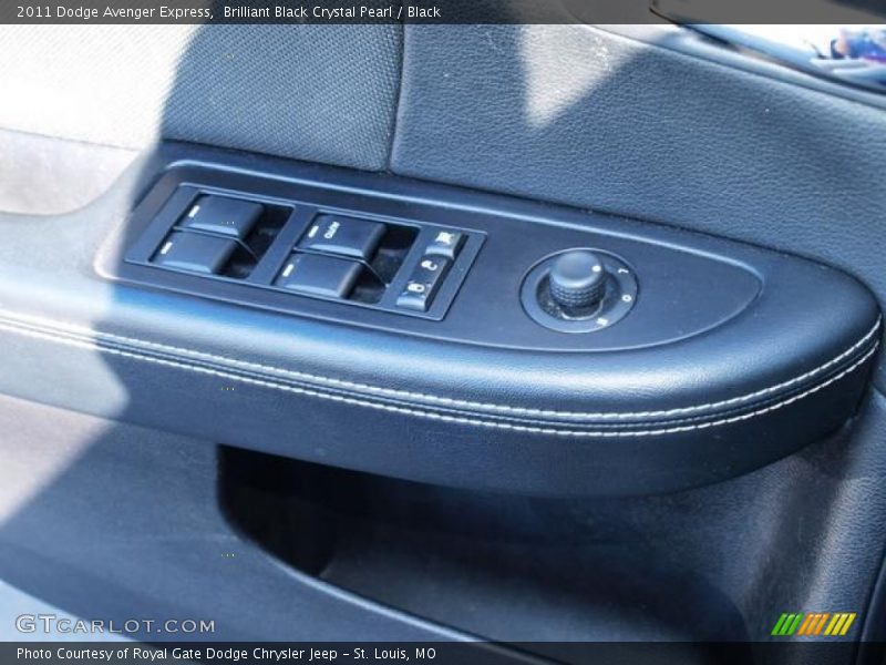 Brilliant Black Crystal Pearl / Black 2011 Dodge Avenger Express