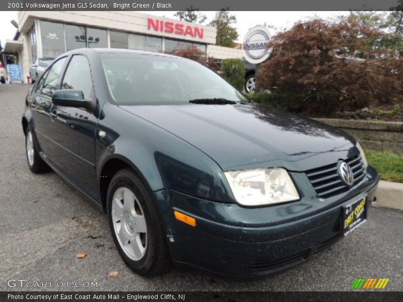 Bright Green / Black 2001 Volkswagen Jetta GLS Sedan