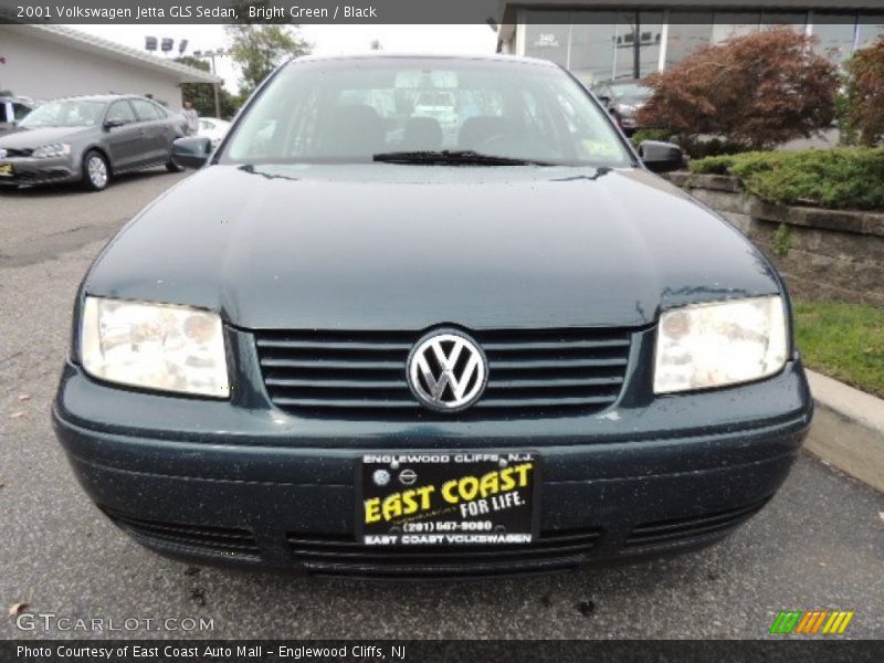 Bright Green / Black 2001 Volkswagen Jetta GLS Sedan