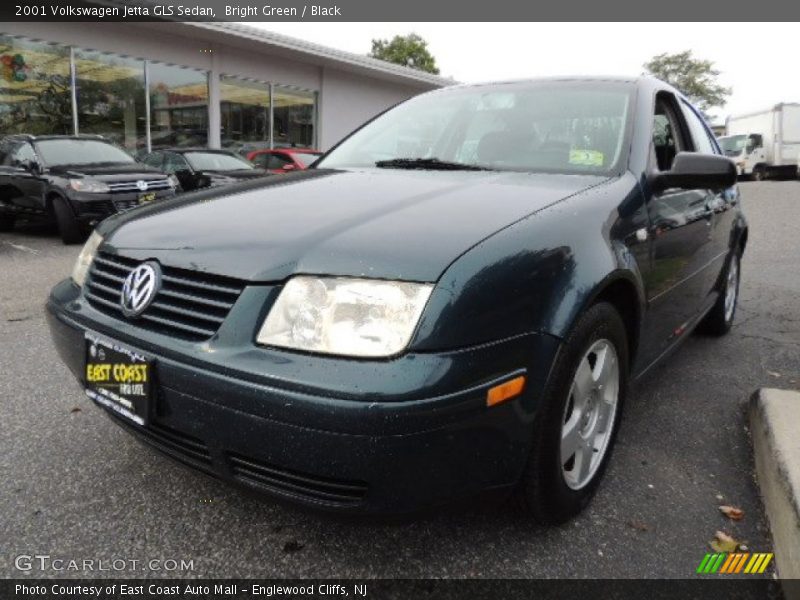 Bright Green / Black 2001 Volkswagen Jetta GLS Sedan