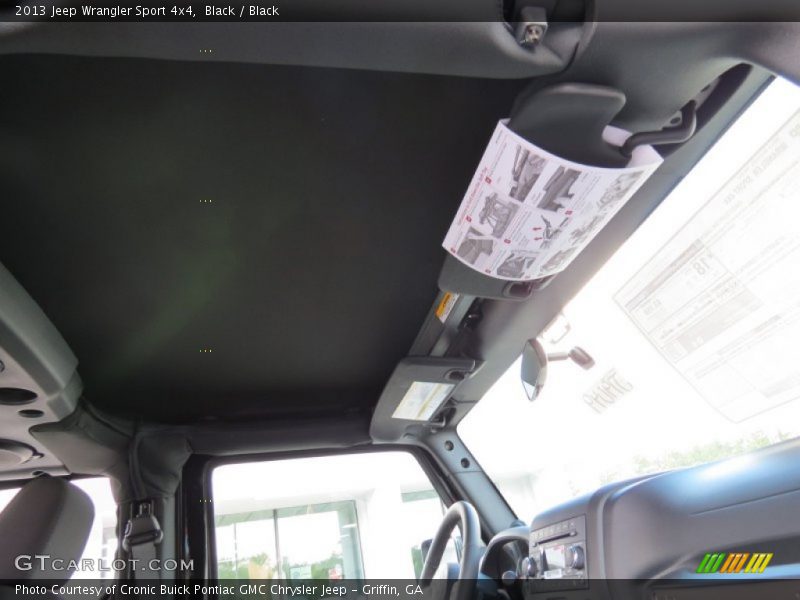 Black / Black 2013 Jeep Wrangler Sport 4x4