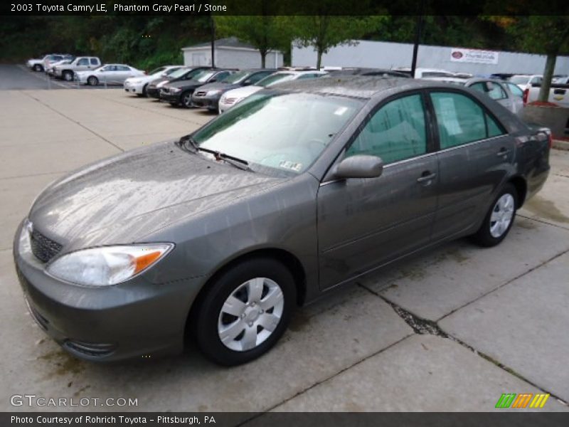 Phantom Gray Pearl / Stone 2003 Toyota Camry LE