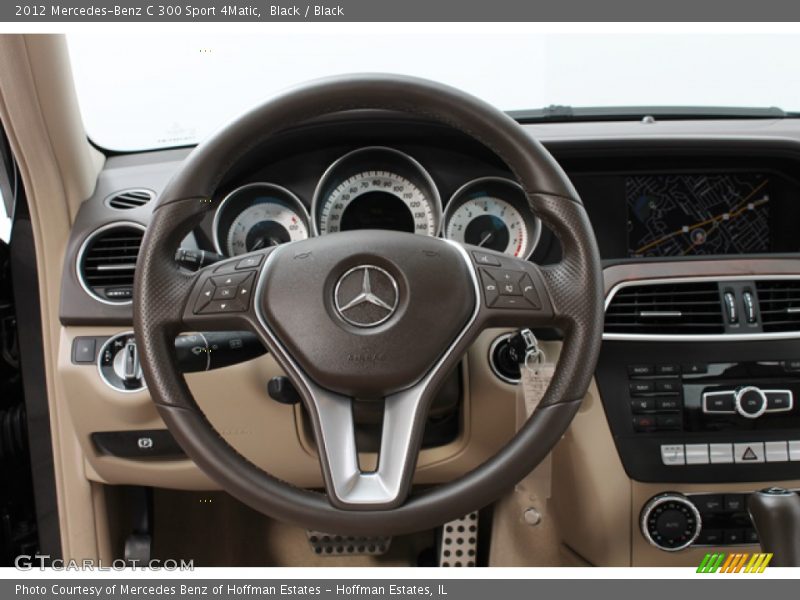 Black / Black 2012 Mercedes-Benz C 300 Sport 4Matic
