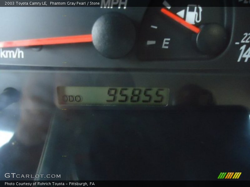 Phantom Gray Pearl / Stone 2003 Toyota Camry LE