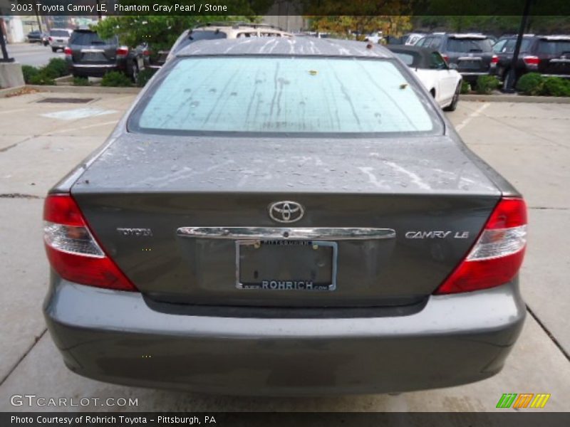Phantom Gray Pearl / Stone 2003 Toyota Camry LE