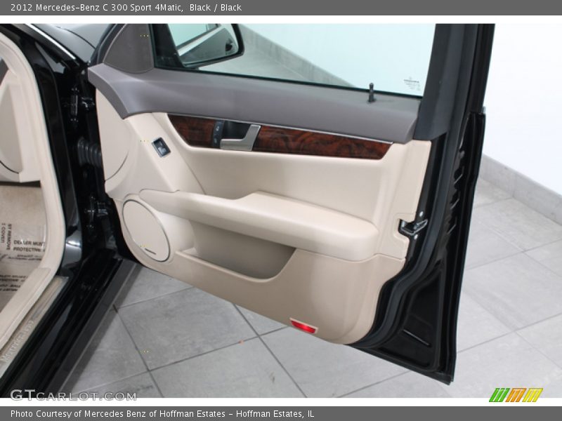 Black / Black 2012 Mercedes-Benz C 300 Sport 4Matic