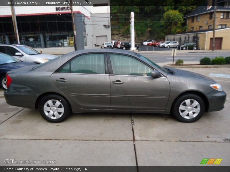 Phantom Gray Pearl / Stone 2003 Toyota Camry LE