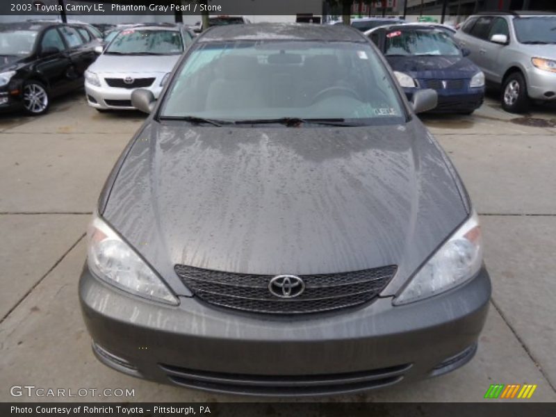 Phantom Gray Pearl / Stone 2003 Toyota Camry LE