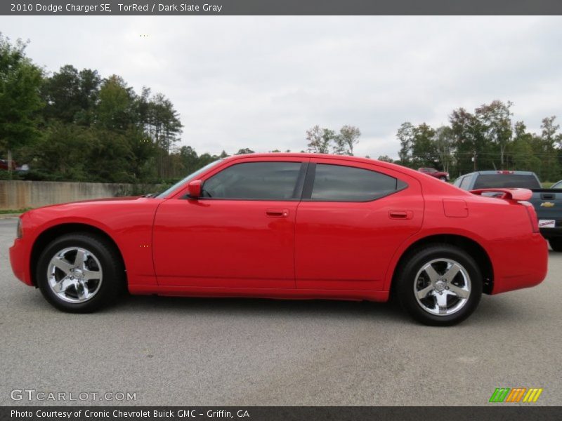 TorRed / Dark Slate Gray 2010 Dodge Charger SE