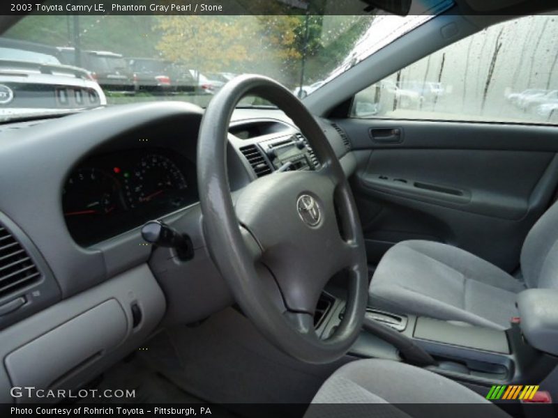 Phantom Gray Pearl / Stone 2003 Toyota Camry LE