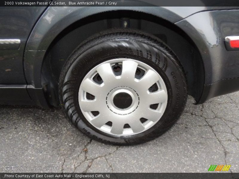 Blue Anthracite Pearl / Grey 2003 Volkswagen Passat GL Sedan
