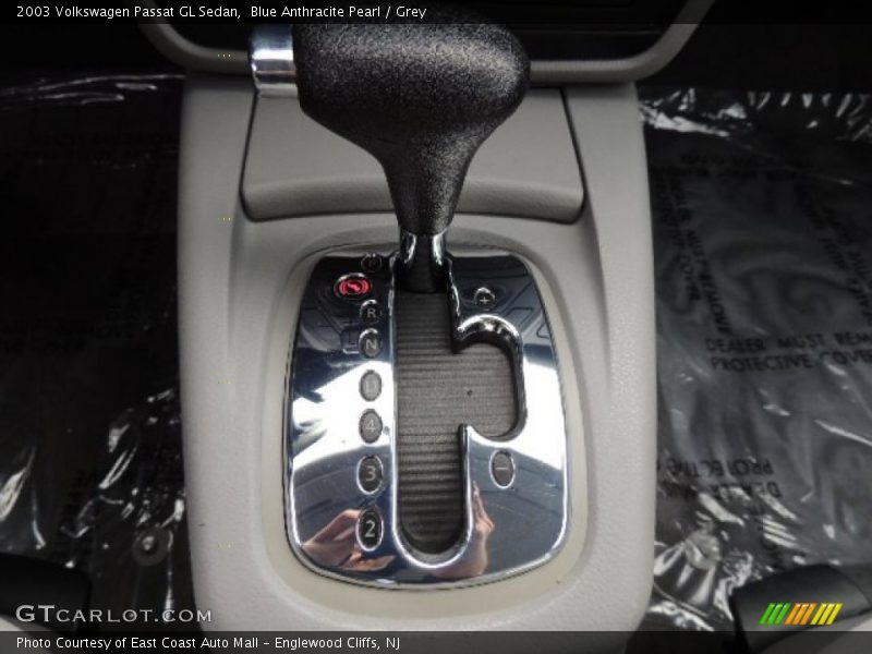 Blue Anthracite Pearl / Grey 2003 Volkswagen Passat GL Sedan