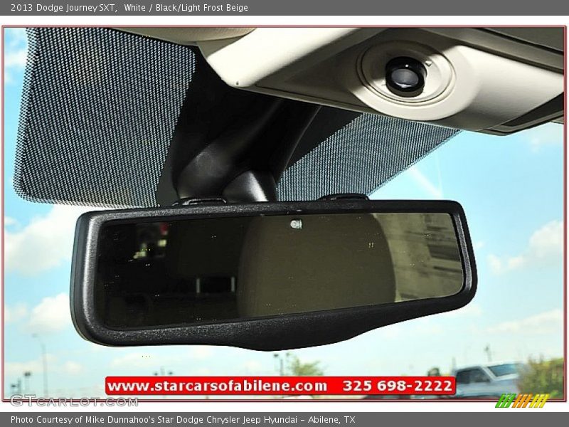 White / Black/Light Frost Beige 2013 Dodge Journey SXT