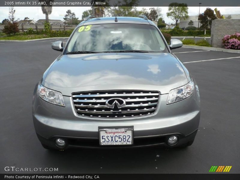 Diamond Graphite Gray / Willow 2005 Infiniti FX 35 AWD