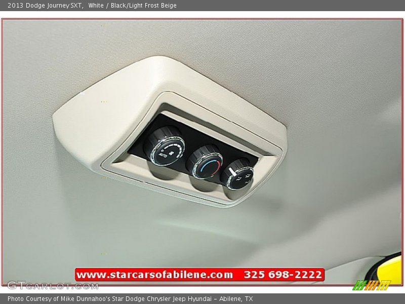 White / Black/Light Frost Beige 2013 Dodge Journey SXT