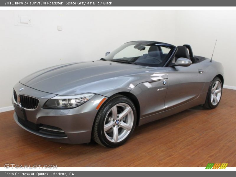 Space Gray Metallic / Black 2011 BMW Z4 sDrive30i Roadster