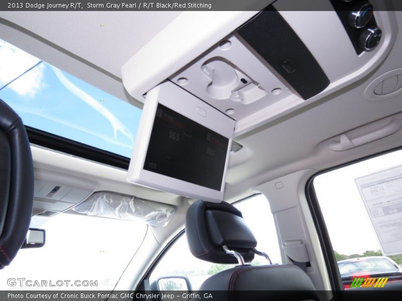Storm Gray Pearl / R/T Black/Red Stitching 2013 Dodge Journey R/T