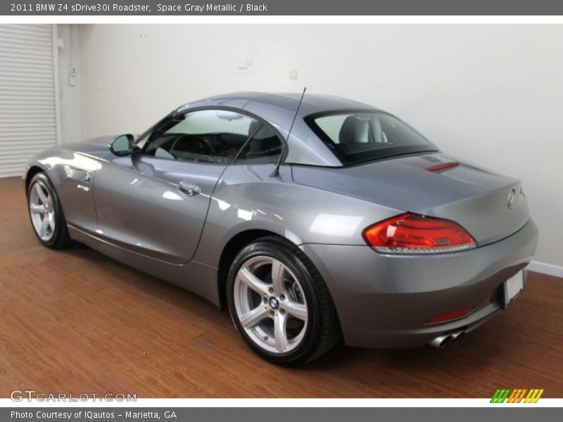 Space Gray Metallic / Black 2011 BMW Z4 sDrive30i Roadster