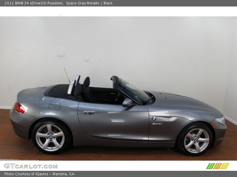 Space Gray Metallic / Black 2011 BMW Z4 sDrive30i Roadster