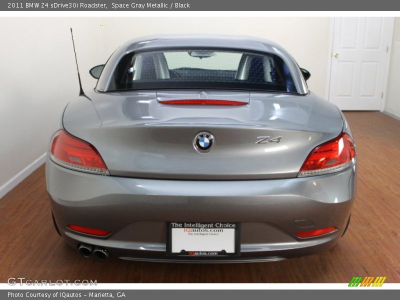 Space Gray Metallic / Black 2011 BMW Z4 sDrive30i Roadster