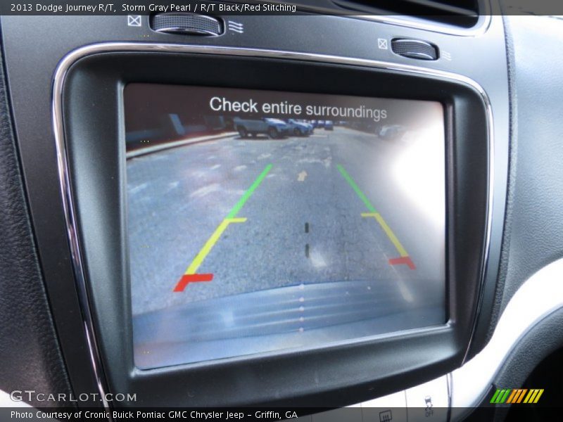 Storm Gray Pearl / R/T Black/Red Stitching 2013 Dodge Journey R/T