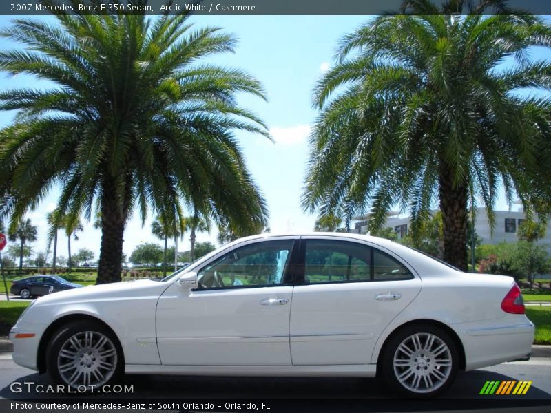 Arctic White / Cashmere 2007 Mercedes-Benz E 350 Sedan