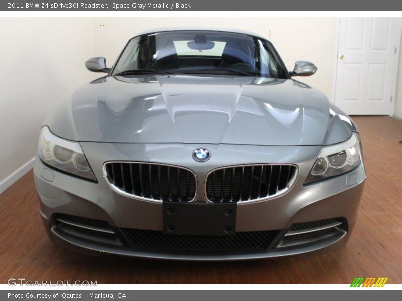 Space Gray Metallic / Black 2011 BMW Z4 sDrive30i Roadster