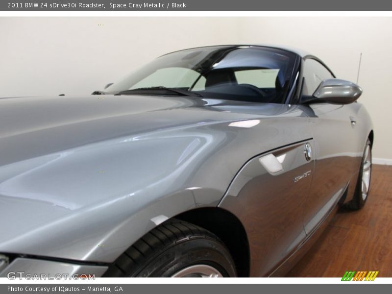 Space Gray Metallic / Black 2011 BMW Z4 sDrive30i Roadster