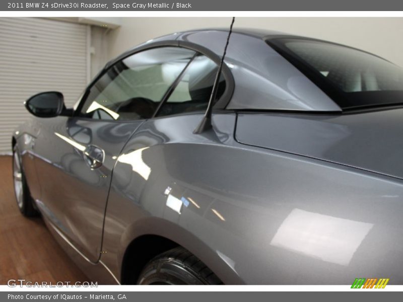 Space Gray Metallic / Black 2011 BMW Z4 sDrive30i Roadster