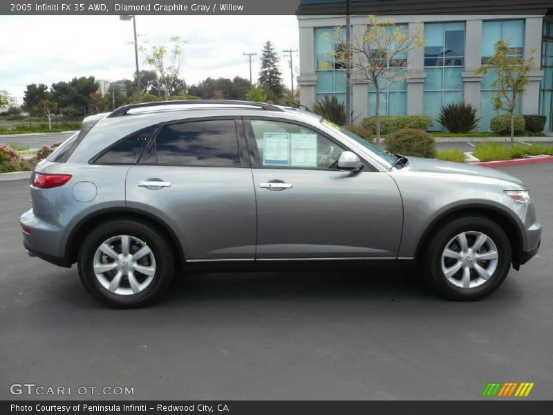 Diamond Graphite Gray / Willow 2005 Infiniti FX 35 AWD