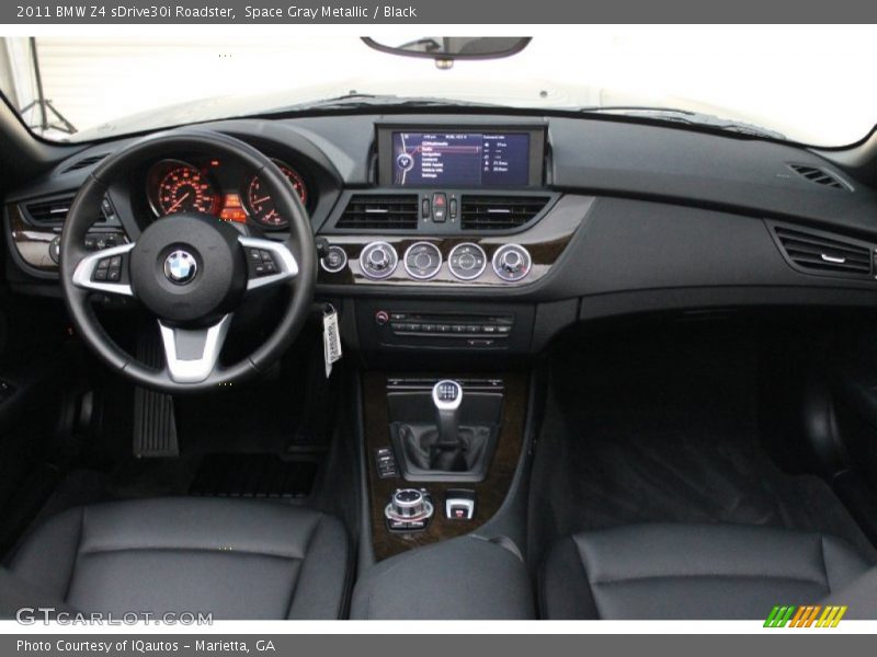 Space Gray Metallic / Black 2011 BMW Z4 sDrive30i Roadster