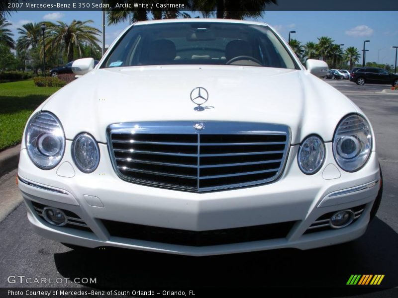 Arctic White / Cashmere 2007 Mercedes-Benz E 350 Sedan