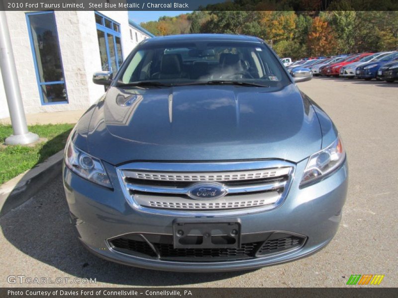 Steel Blue Metallic / Charcoal Black 2010 Ford Taurus Limited