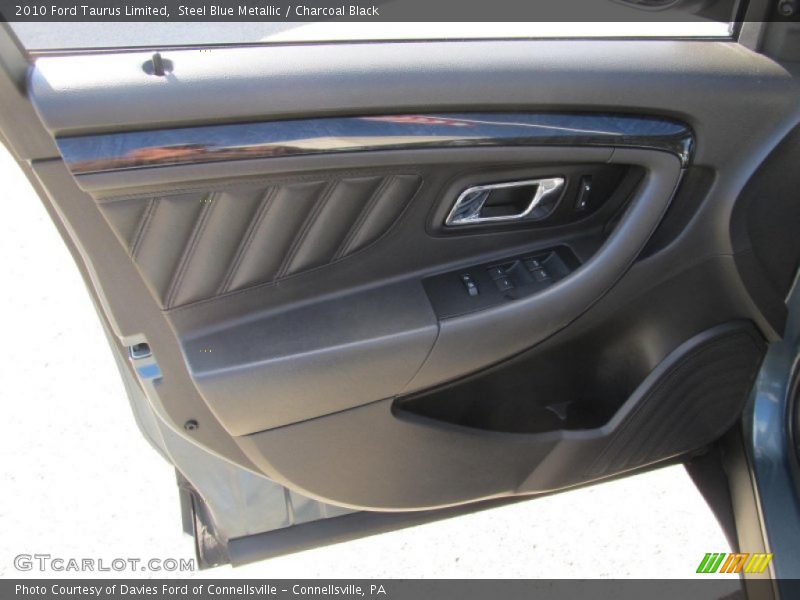 Steel Blue Metallic / Charcoal Black 2010 Ford Taurus Limited