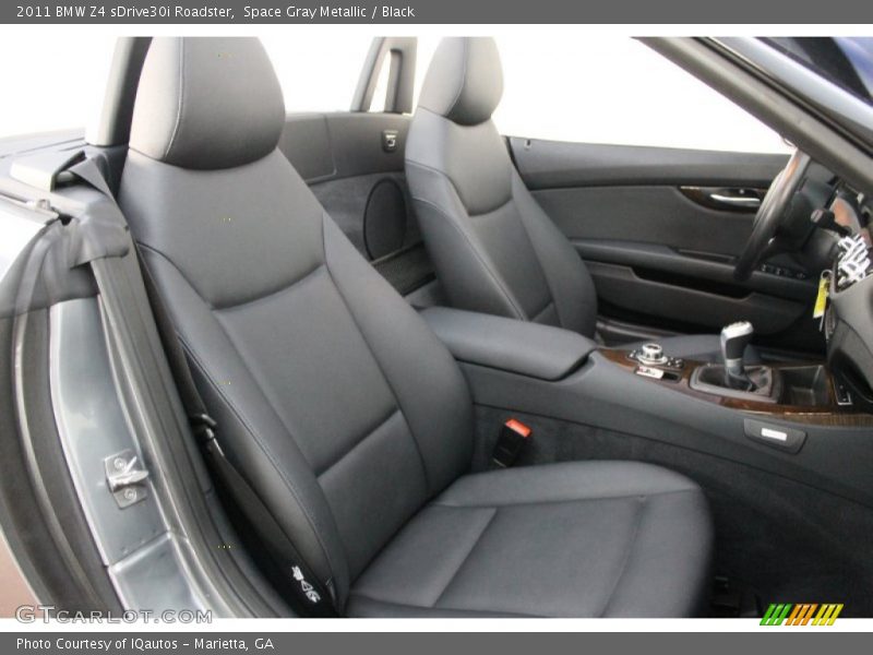 Space Gray Metallic / Black 2011 BMW Z4 sDrive30i Roadster