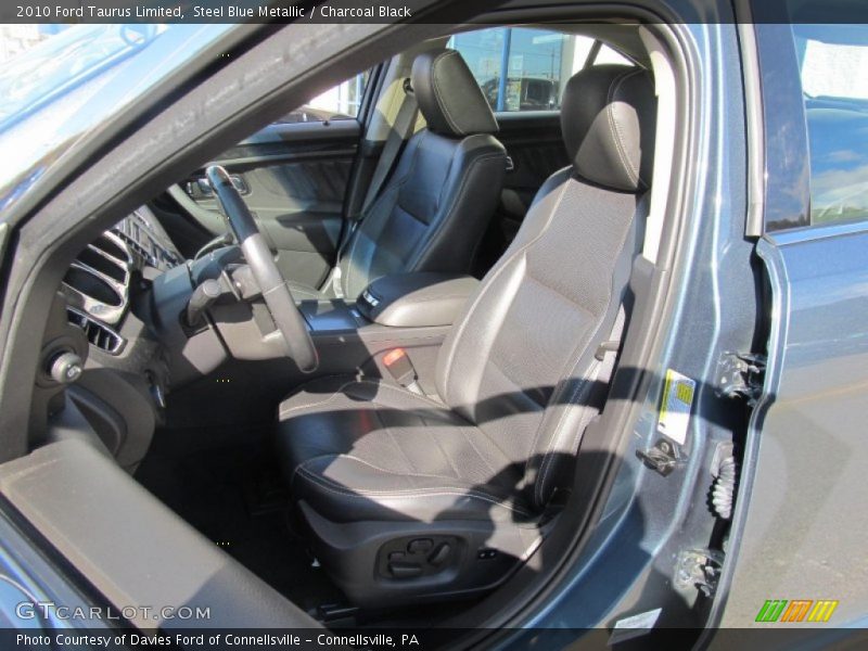 Steel Blue Metallic / Charcoal Black 2010 Ford Taurus Limited