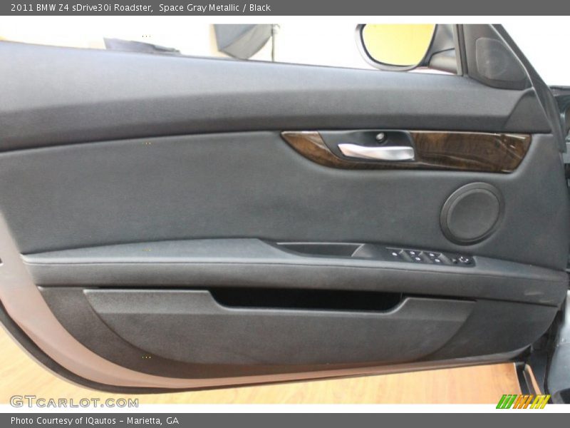Space Gray Metallic / Black 2011 BMW Z4 sDrive30i Roadster