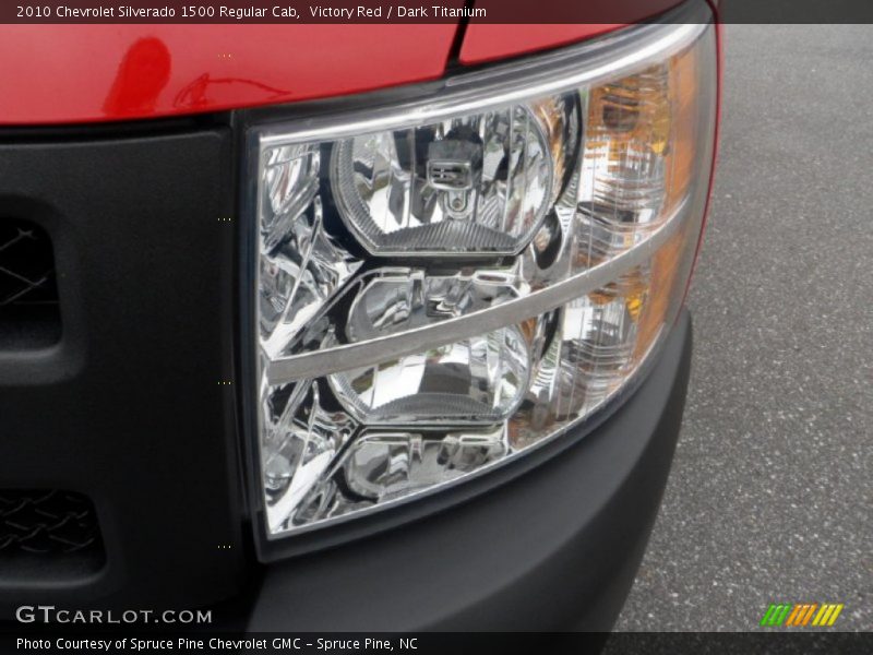 Victory Red / Dark Titanium 2010 Chevrolet Silverado 1500 Regular Cab