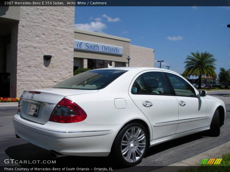 Arctic White / Cashmere 2007 Mercedes-Benz E 350 Sedan