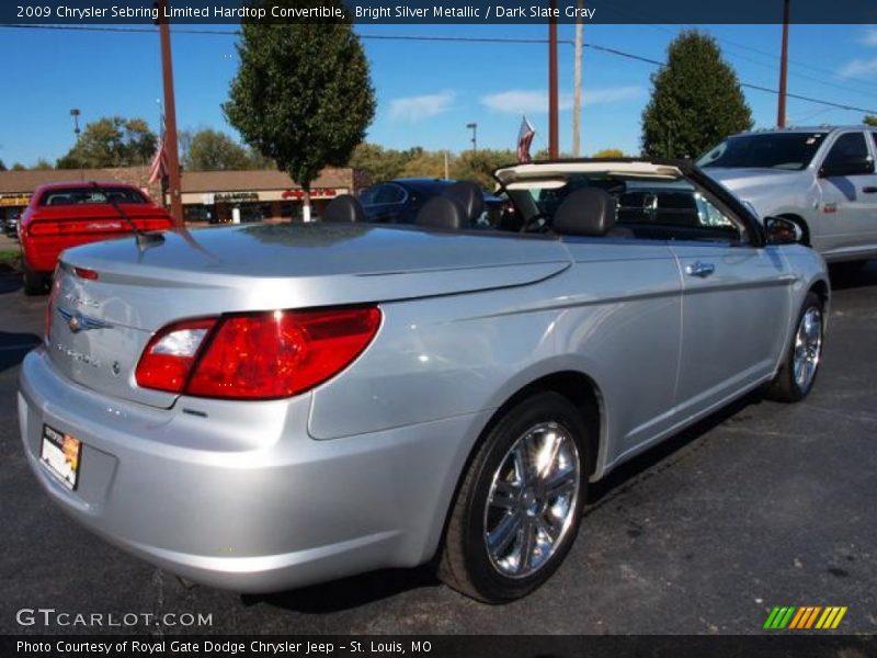 Bright Silver Metallic / Dark Slate Gray 2009 Chrysler Sebring Limited Hardtop Convertible